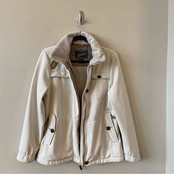 Woolrich-Fleece Lined Soft-Shell Full Zip Jacket - Picture 3 of 15